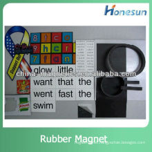 flexible and colorful magnetic rubber magnet sheet